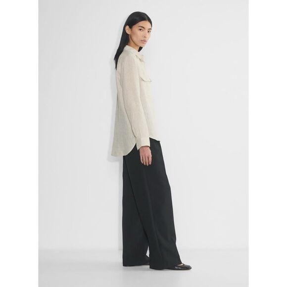 Babaton Utility Linen Blend Shirt - Picture 3 of 11